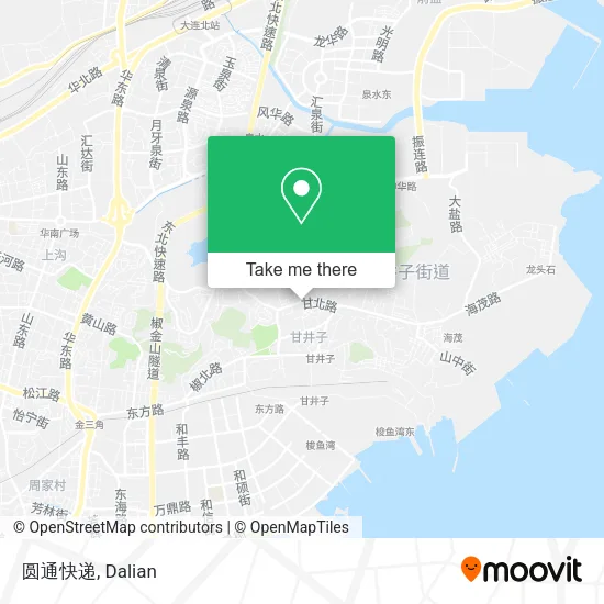 圆通快递 map
