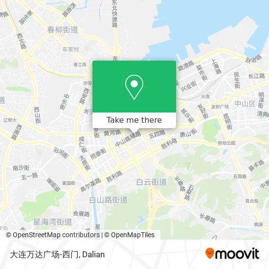 大连万达广场-西门 map