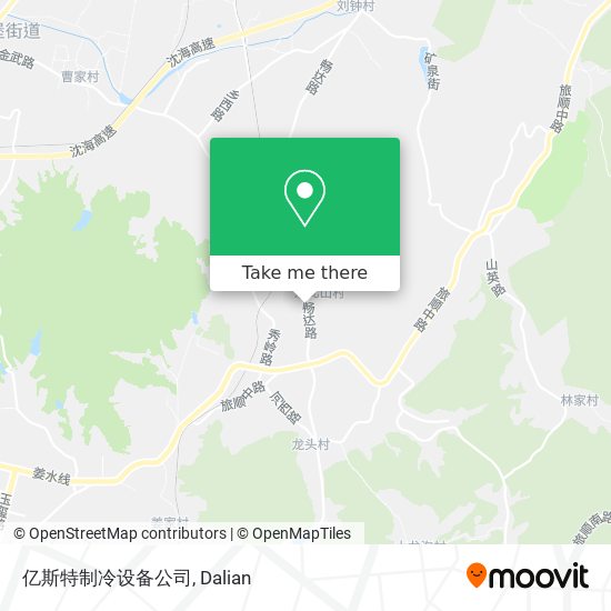 亿斯特制冷设备公司 map