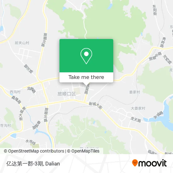 亿达第一郡-3期 map