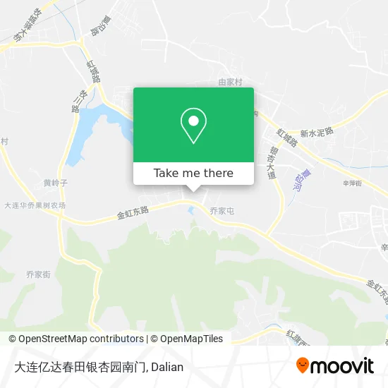 大连亿达春田银杏园南门 map