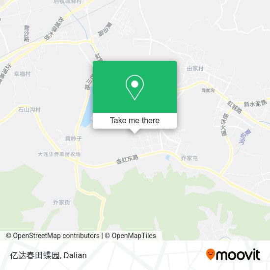 亿达春田蝶园 map