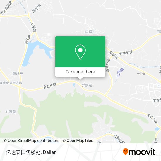 亿达春田售楼处 map