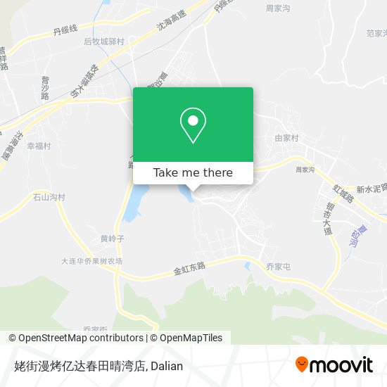 姥街漫烤亿达春田晴湾店 map