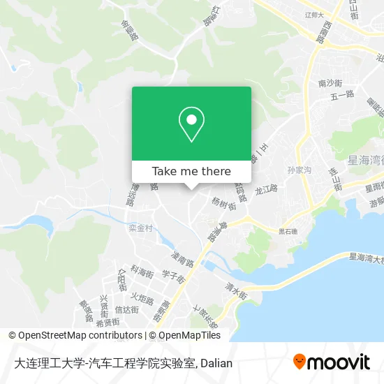 大连理工大学-汽车工程学院实验室 map