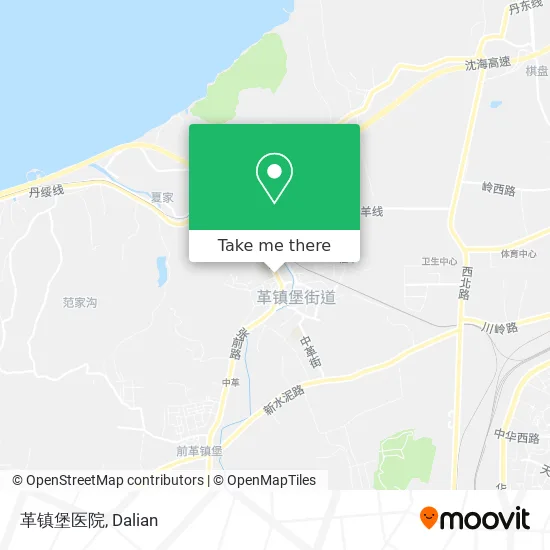 革镇堡医院 map