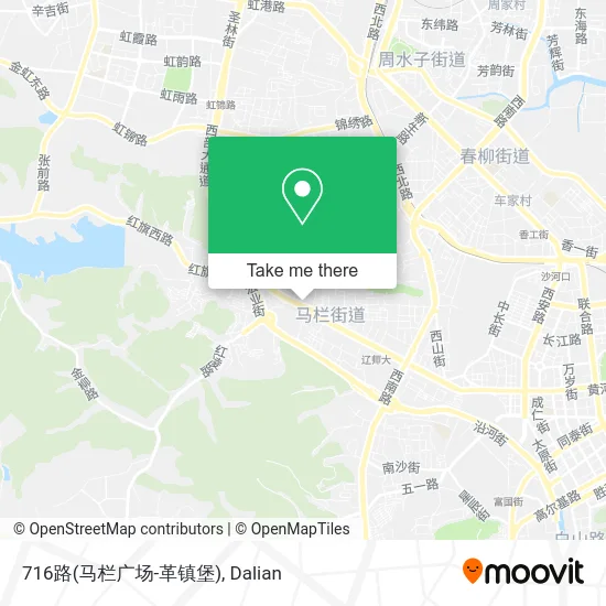 716路(马栏广场-革镇堡) map
