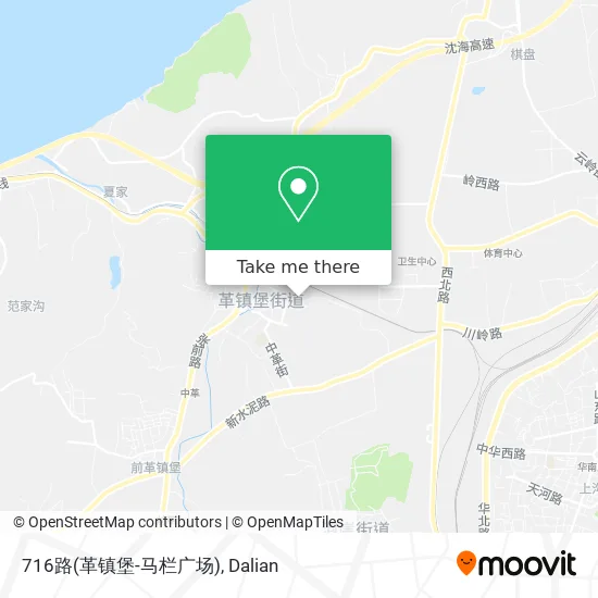 716路(革镇堡-马栏广场) map