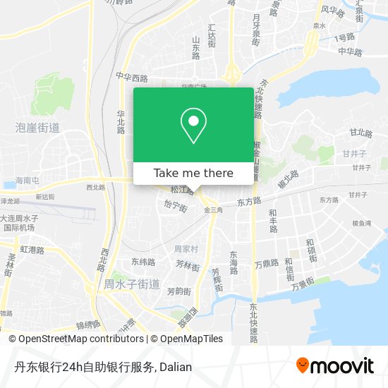丹东银行24h自助银行服务 map
