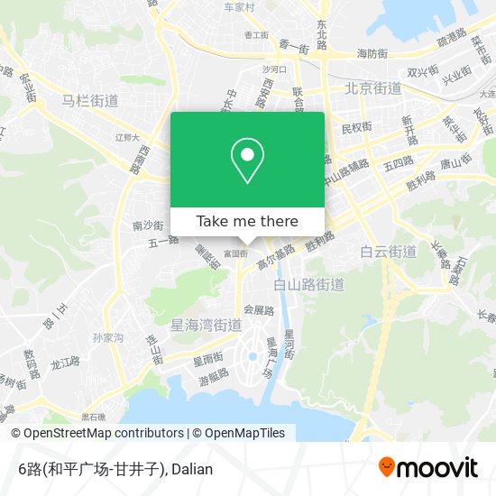 6路(和平广场-甘井子) map