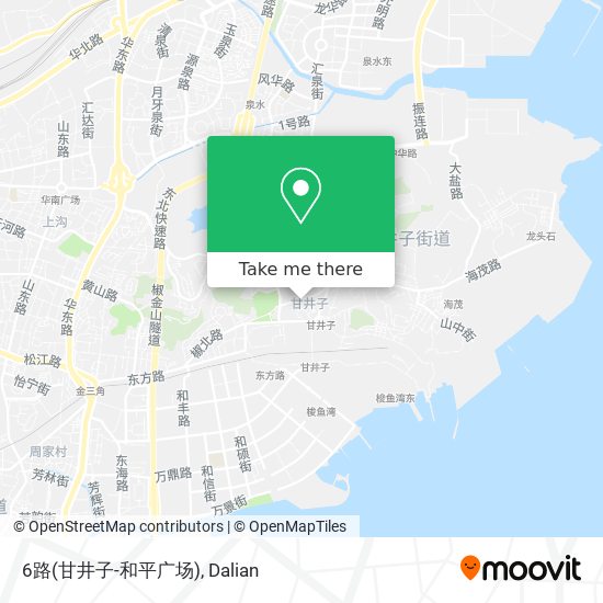 6路(甘井子-和平广场) map