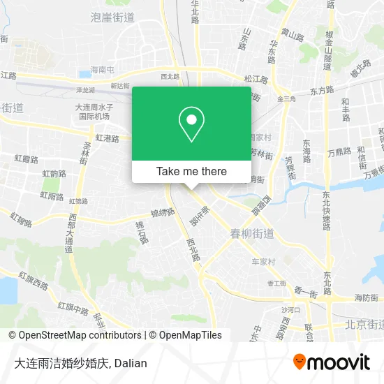 大连雨洁婚纱婚庆 map