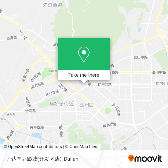 万达国际影城(开发区店) map