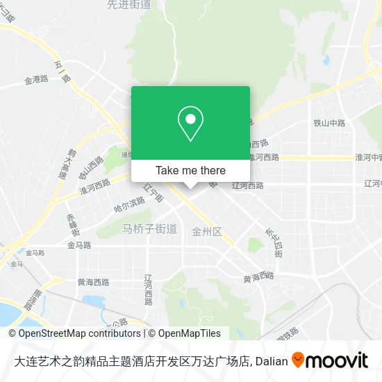 大连艺术之韵精品主题酒店开发区万达广场店 map