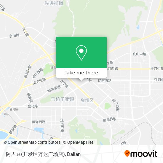 阿吉豆(开发区万达广场店) map