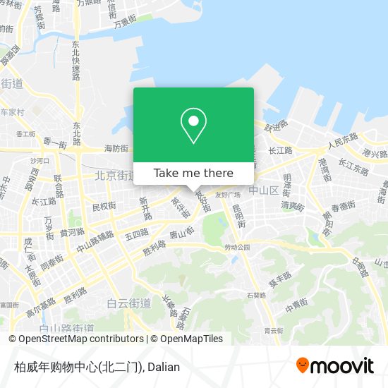 柏威年购物中心(北二门) map