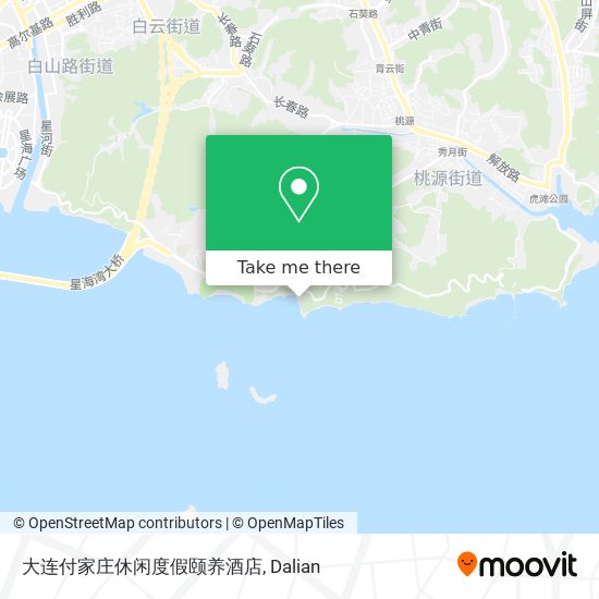 大连付家庄休闲度假颐养酒店 map