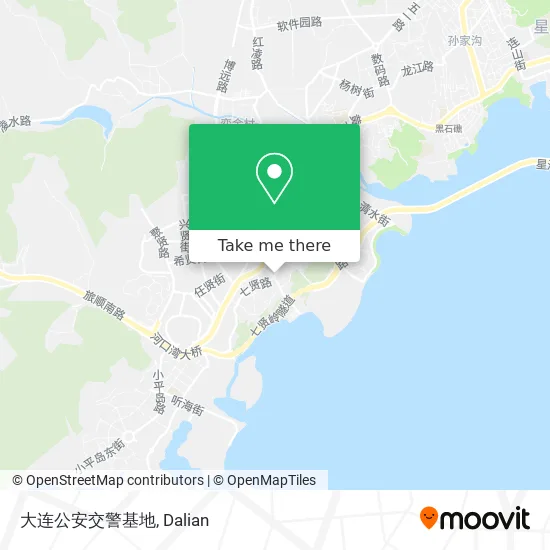 大连公安交警基地 map