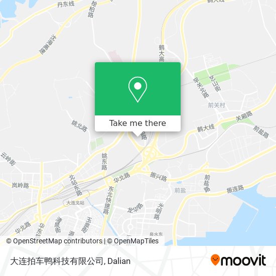 大连拍车鸭科技有限公司 map