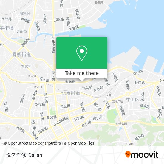 悦亿汽修 map