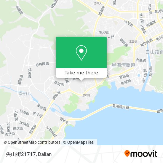 尖山街21717 map