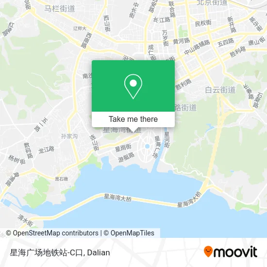 星海广场地铁站-C口 map