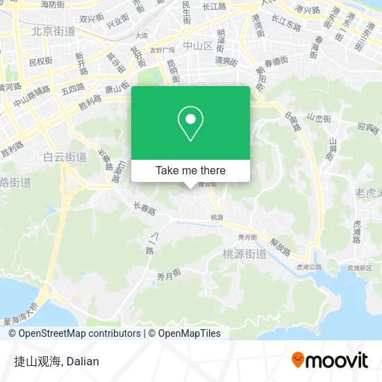 捷山观海 map