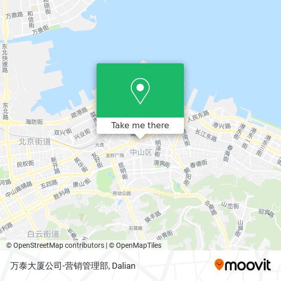 万泰大厦公司-营销管理部 map