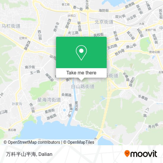 万科半山半海 map