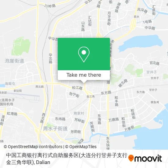 中国工商银行离行式自助服务区(大连分行甘井子支行金三角华联) map