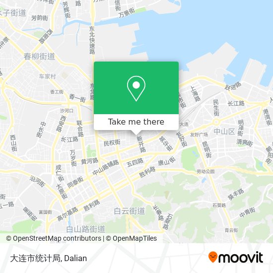 大连市统计局 map