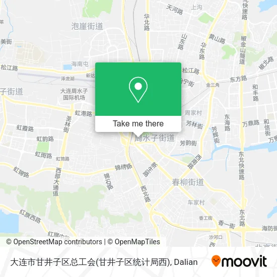 大连市甘井子区总工会(甘井子区统计局西) map