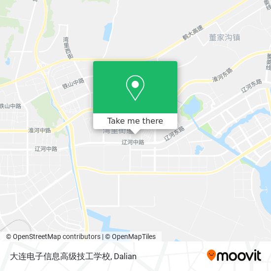 大连电子信息高级技工学校 map