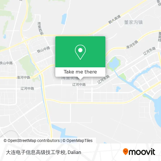 大连电子信息高级技工学校 map