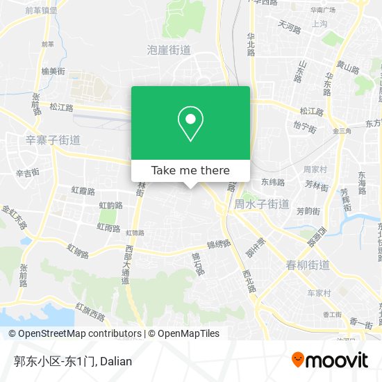 郭东小区-东1门 map