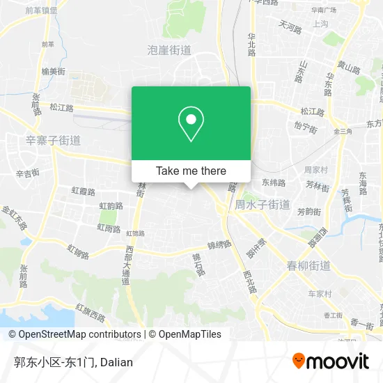 郭东小区-东1门 map