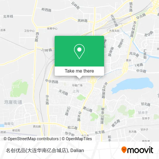 名创优品(大连华南亿合城店) map