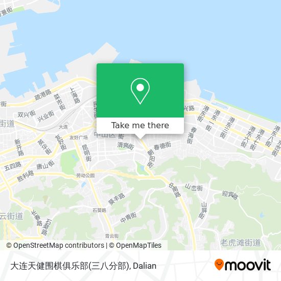 大连天健围棋俱乐部(三八分部) map