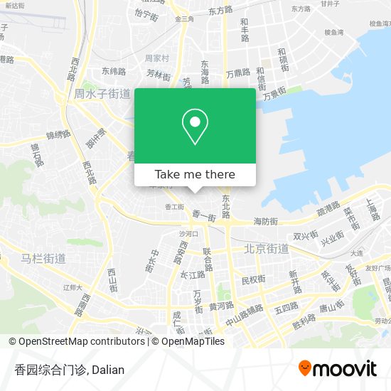 香园综合门诊 map