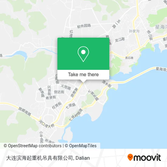 大连滨海起重机吊具有限公司 map