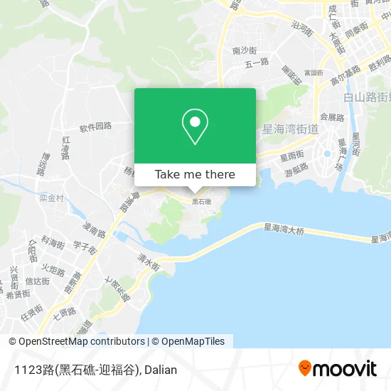 1123路(黑石礁-迎福谷) map