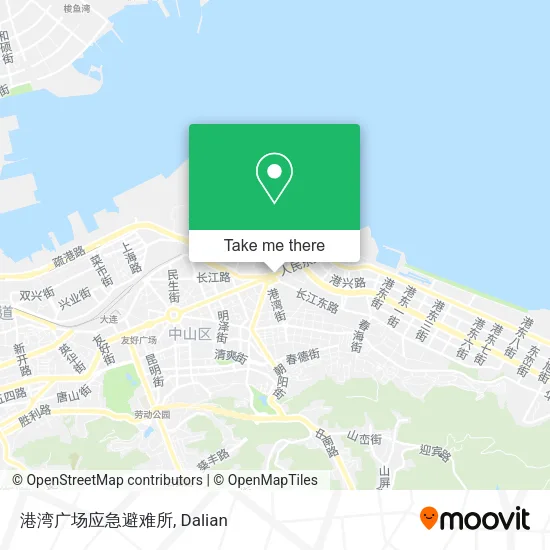 港湾广场应急避难所 map