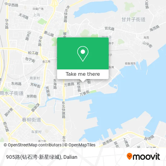 905路(钻石湾-新星绿城) map