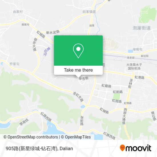 905路(新星绿城-钻石湾) map