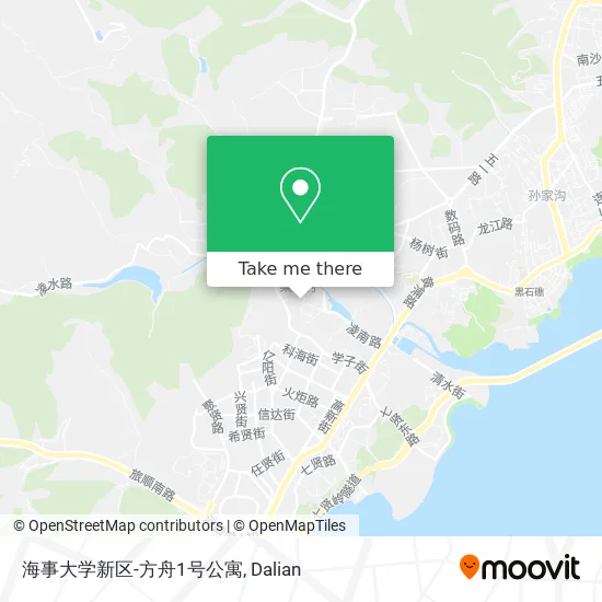 海事大学新区-方舟1号公寓 map