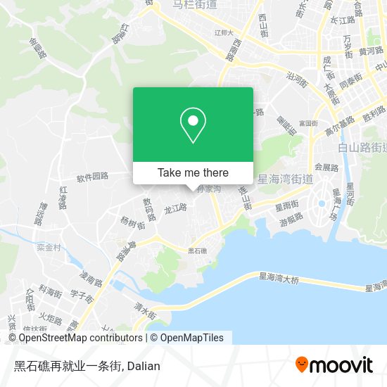 黑石礁再就业一条街 map