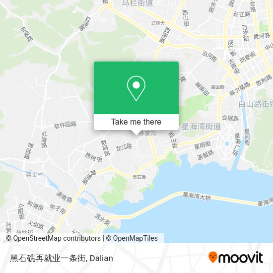 黑石礁再就业一条街 map