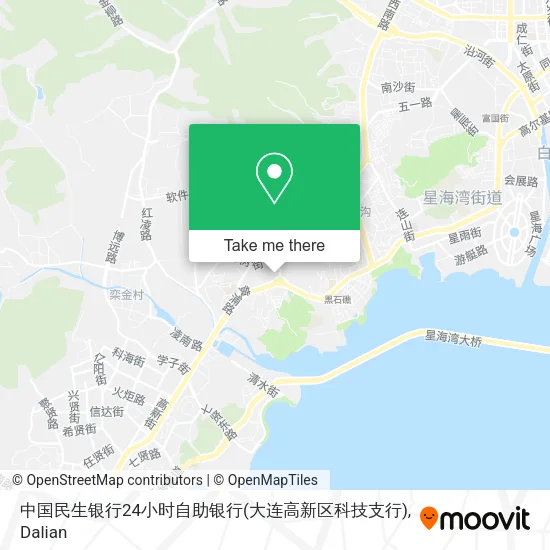 中国民生银行24小时自助银行(大连高新区科技支行) map
