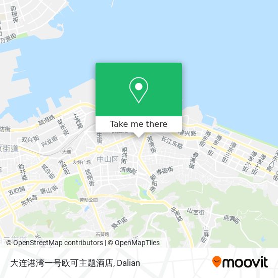 大连港湾一号欧可主题酒店 map