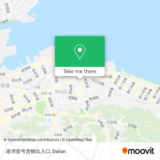 港湾壹号货物出入口 map